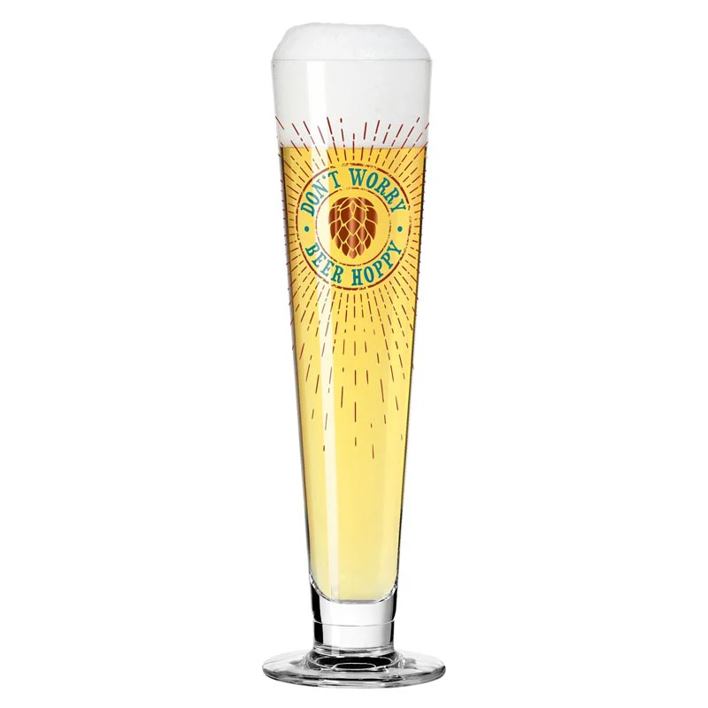 Heldenfest Beer Glass 'Don't Worry Beer Hoppy', des. Rebecca Buss for Ritzenhoff - Image 3