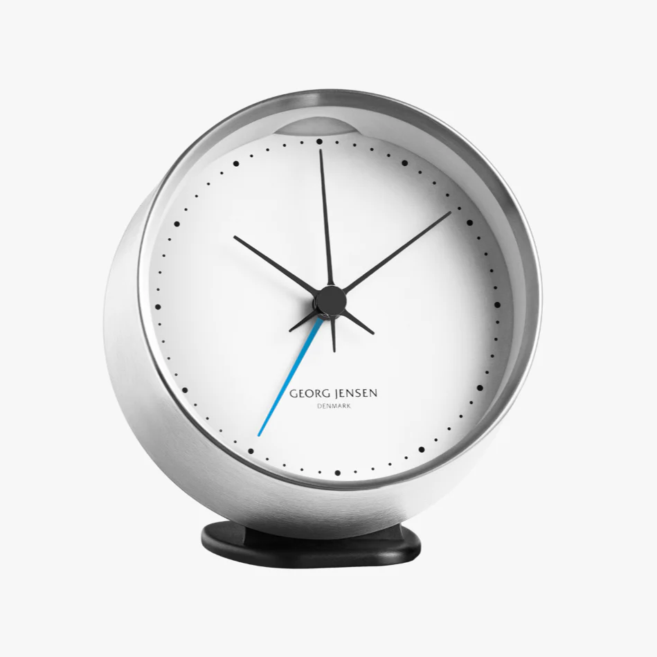 Alarm Clock with Holder des. Henning Koppel for Georg Jensen