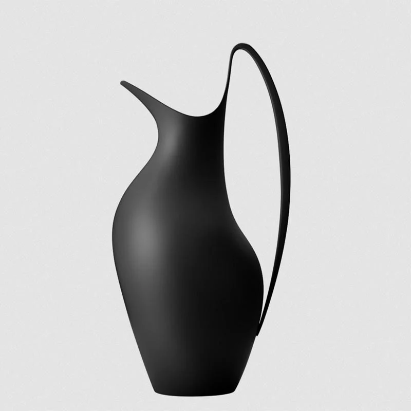 Koppel Pitcher - Midnight Black - 1.2L - des. Henning Koppel for Georg Jensen - Image 3