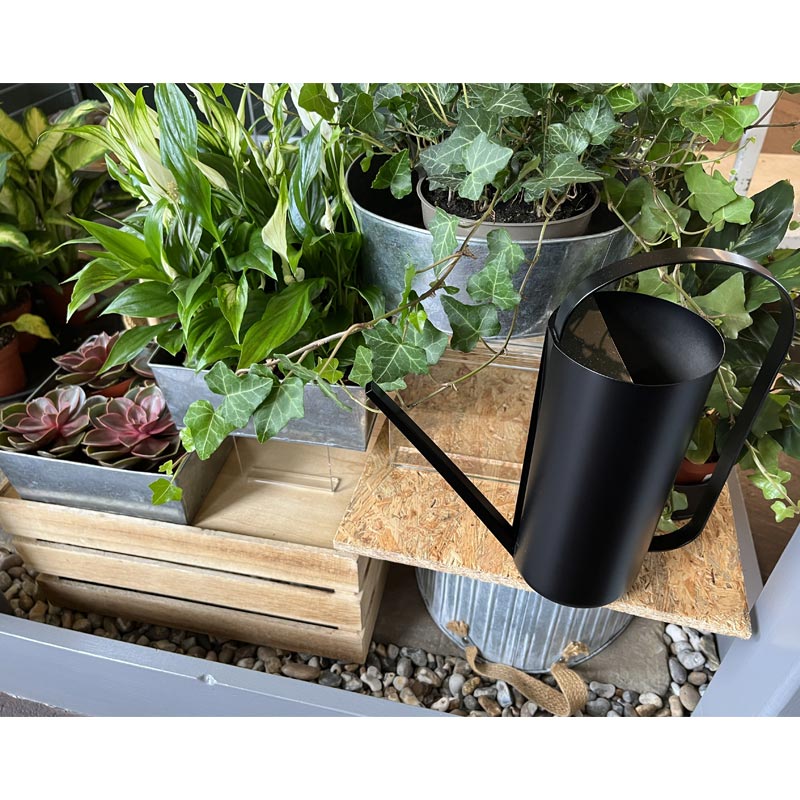 Herb & Sprout watering can - black - des. -Dou Mavro // Lefèvre for Zone Denmark - Image 2