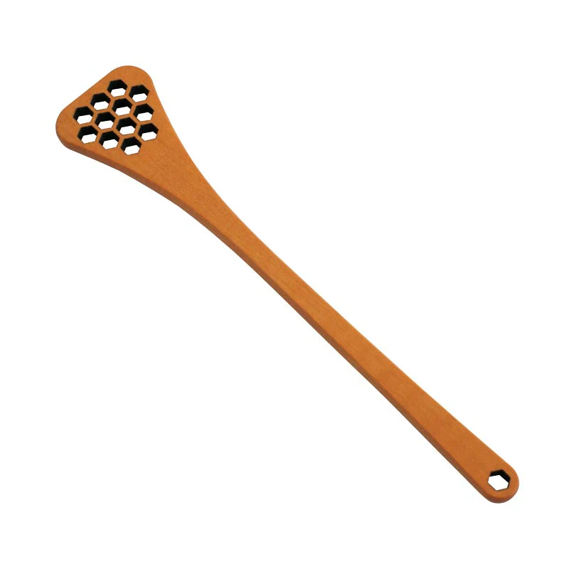 Honey spoon with hexagonal holes by Berstenhaus Redecker - Image 2