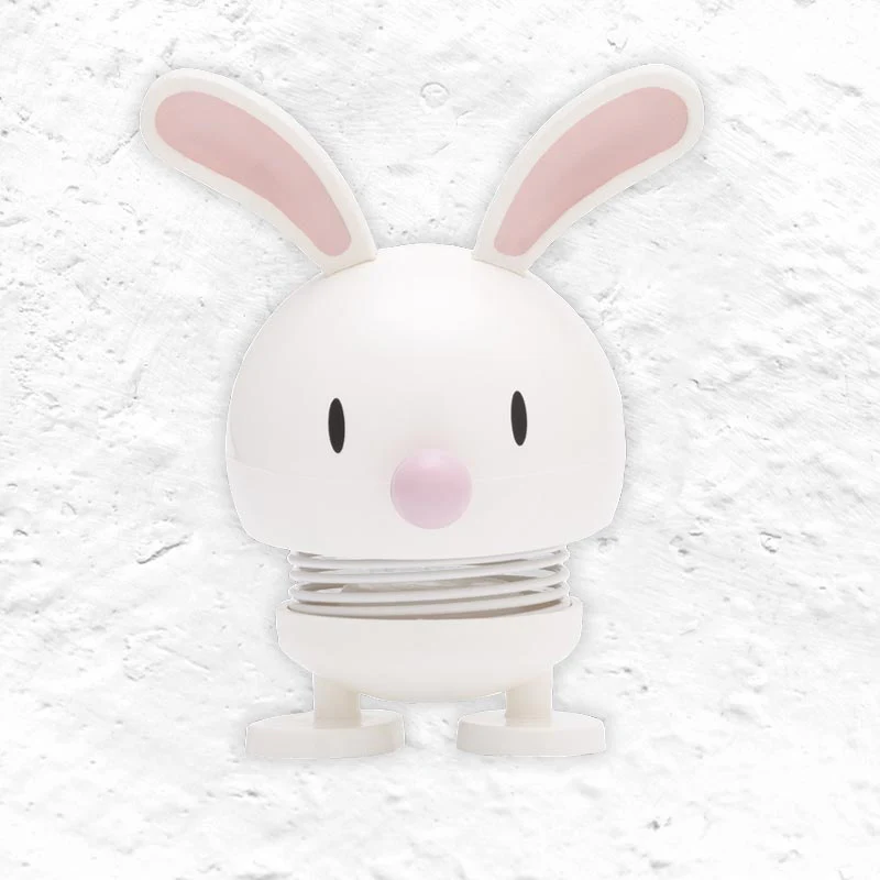 Hoptimist Bunny - White