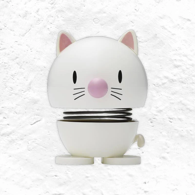 Hoptimist Cat - White