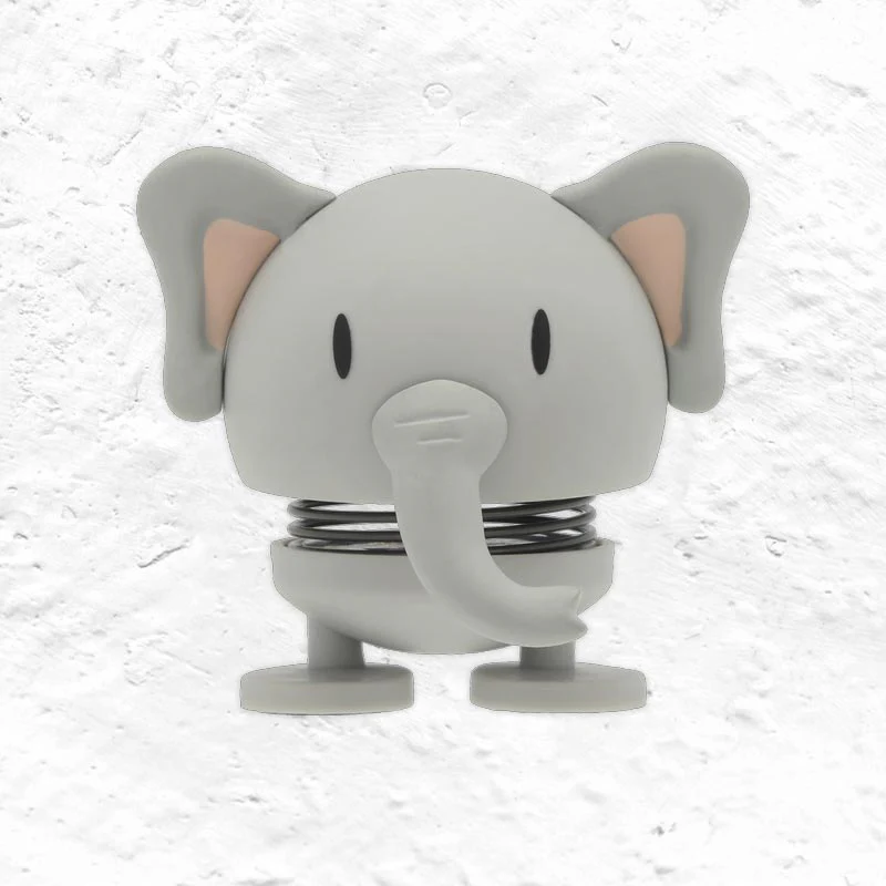 Hoptimist Soft Elephant - Grey