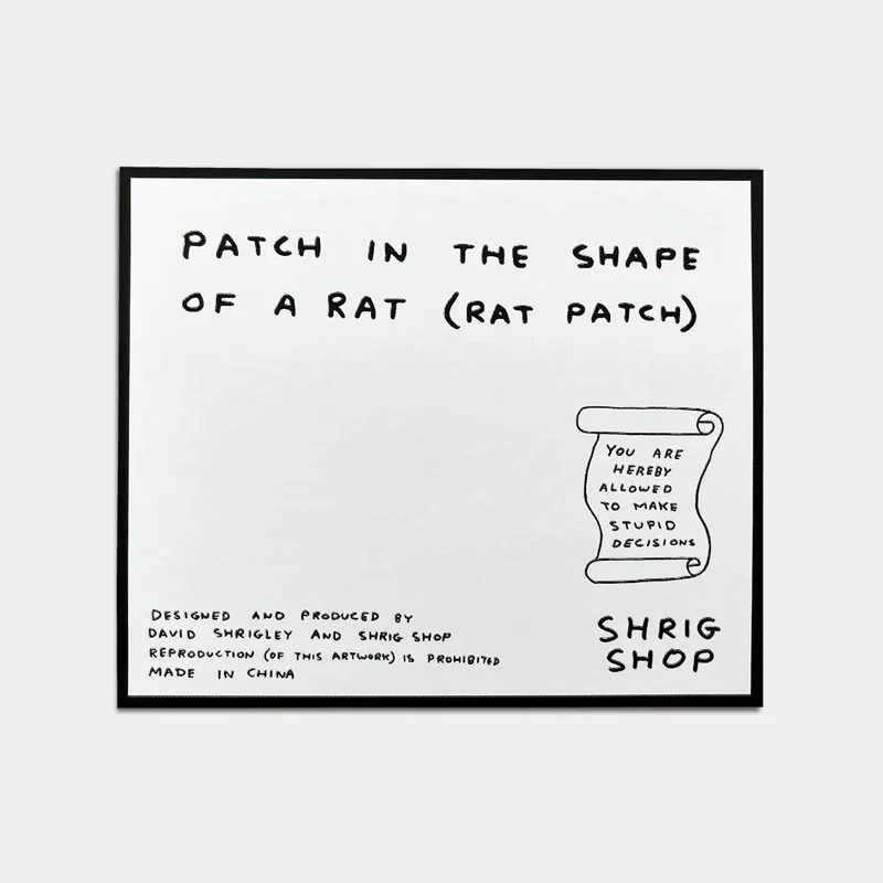 I Ate All Your Money - fabric patch by David Shrigley - Image 4