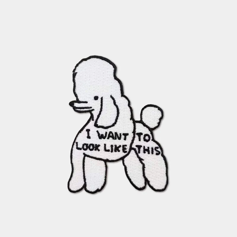 I Want To Look Like This - fabric patch by David Shrigley - Image 4