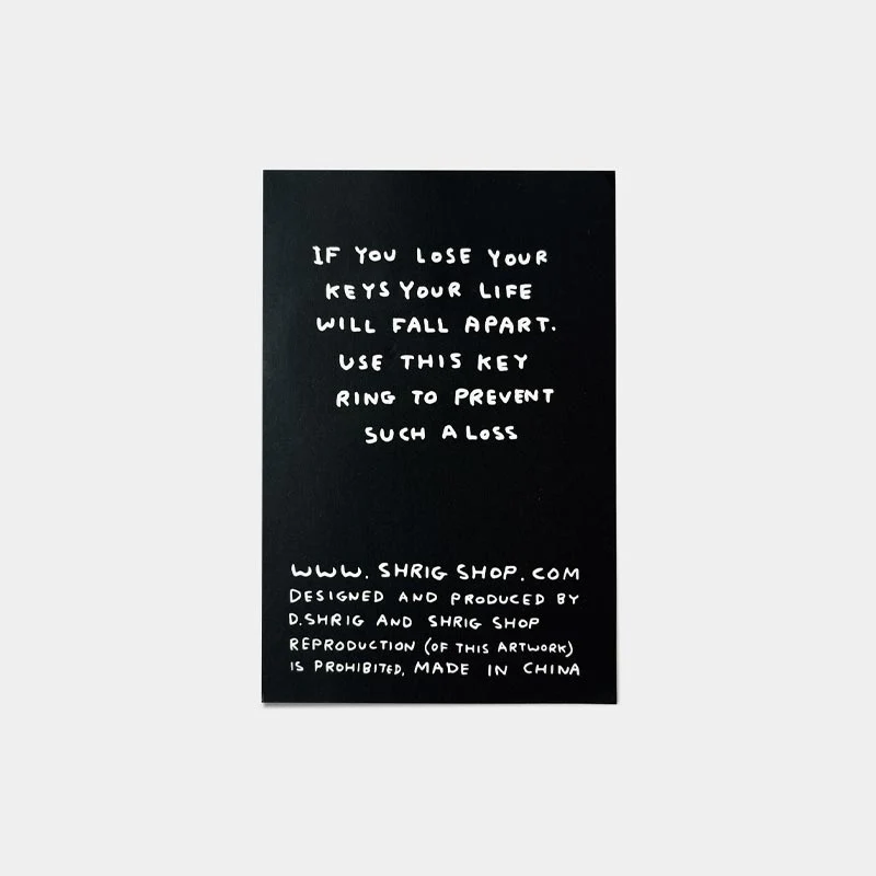 I Want To Look Like This - keyring by David Shrigley - Image 3