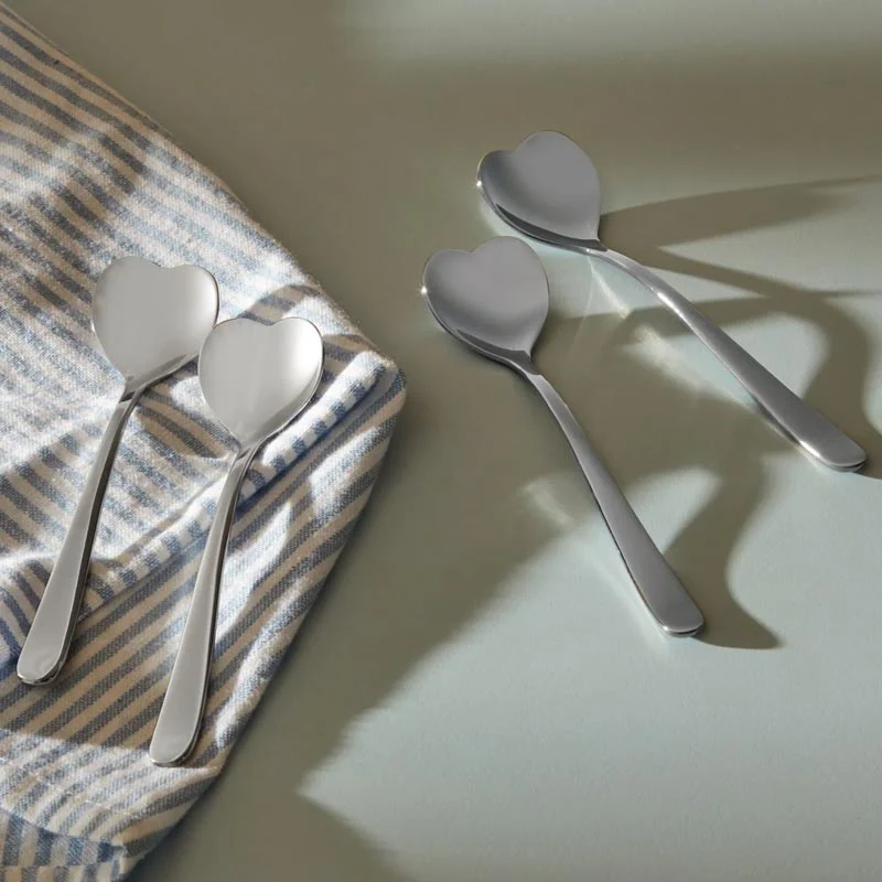 Big Love Heart Shaped Ice Cream Spoon, des. Miriam Mirri for Alessi - Image 3