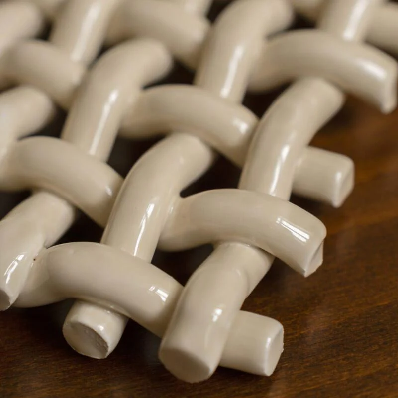 Interlace No.1 - Cream - Another Art Project, for The Poster Club - Image 3