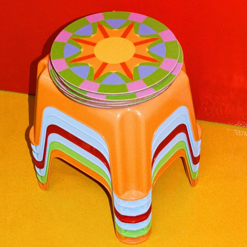 Irawo Round Placemats - set of 4 - des. Yinka Ilori - Image 5