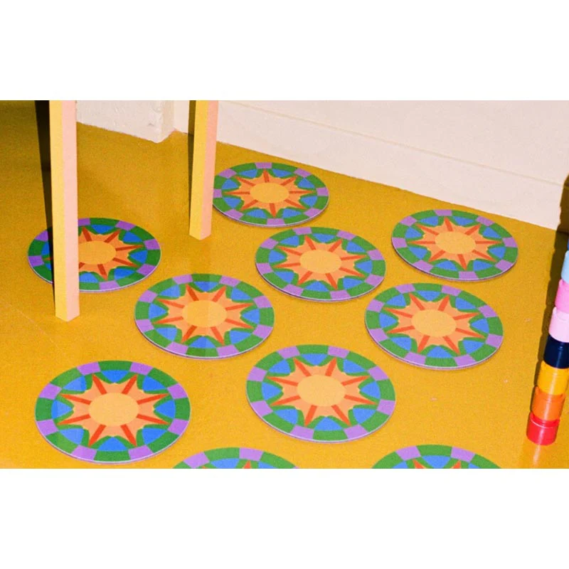 Irawo Round Placemats - set of 4 - des. Yinka Ilori - Image 6