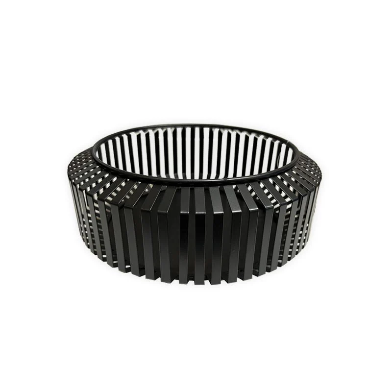 Viki Small Black Metal Bowl by Boltze - Image 4