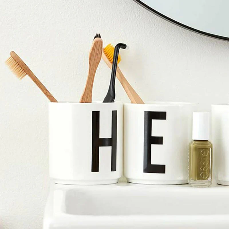 Jacobsen Typography Mug - V - by Design Letters - Image 3
