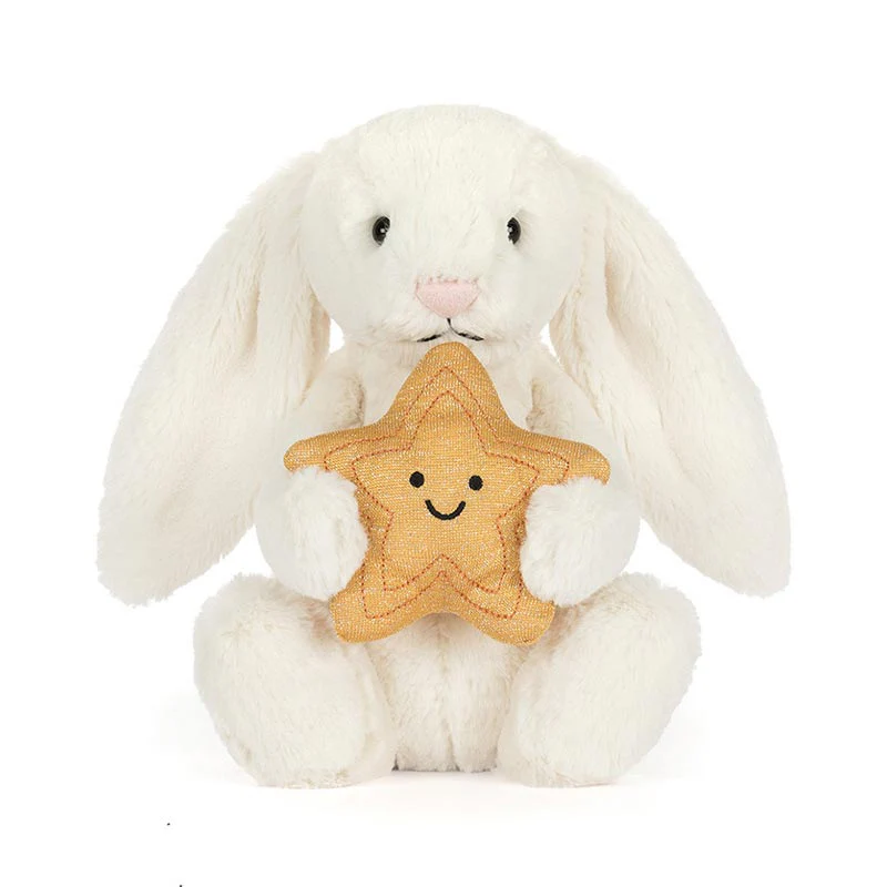 Cream Bunny with Star - Jellycat - Image 2