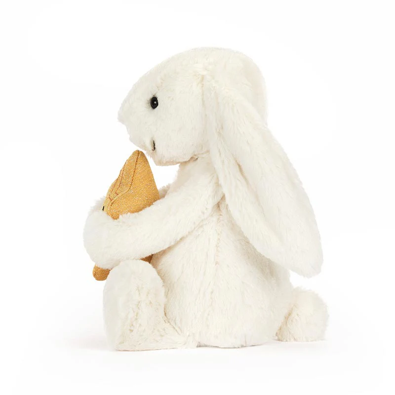 Cream Bunny with Star - Jellycat - Image 4