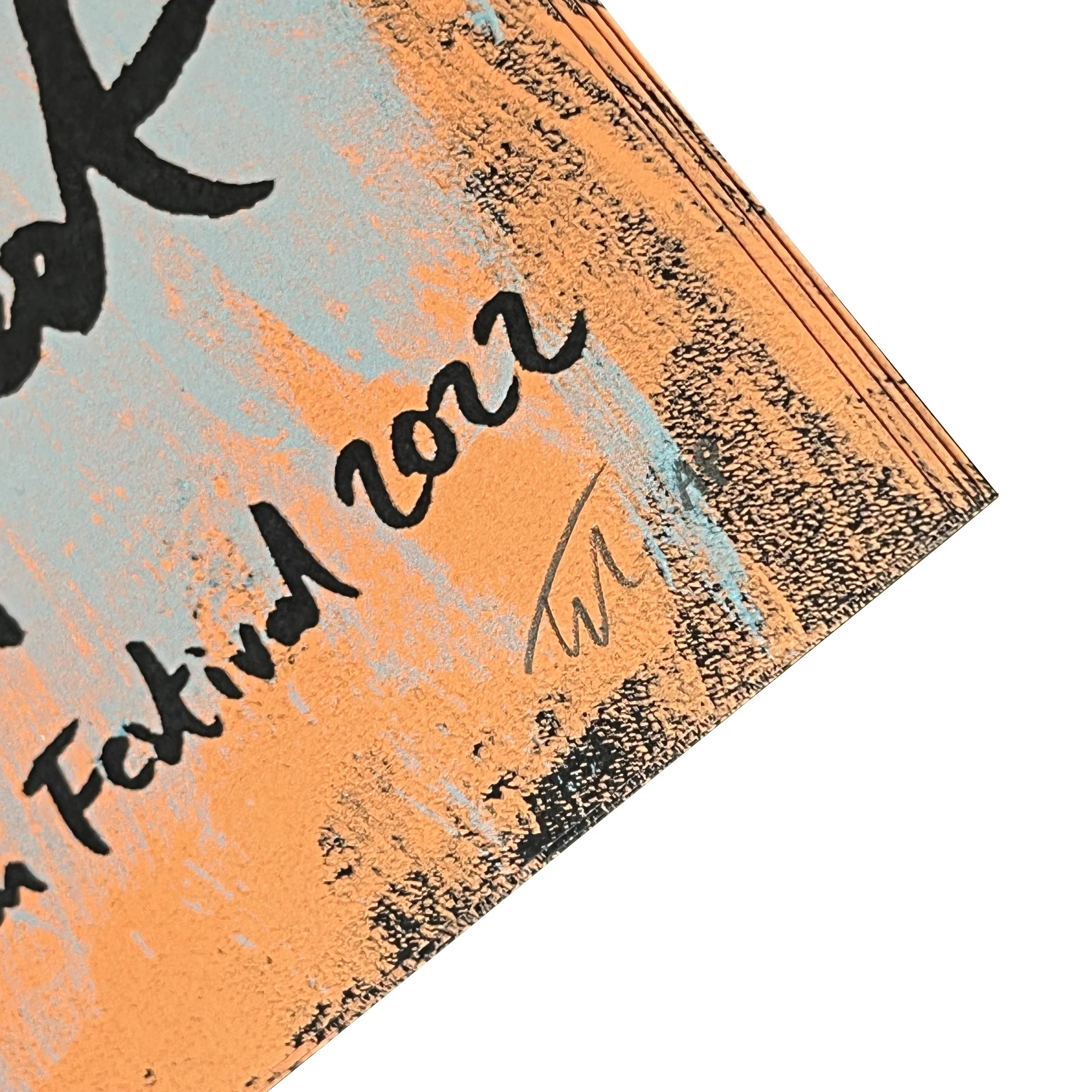 Kae Tempest poster by Tommy Davidson-Hawley - hand pulled 3 colour screenprint - Image 3