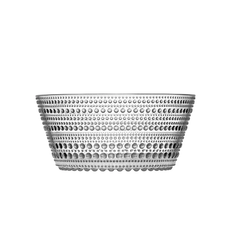 Kastehelmi Bowl - Clear, 1.4L - des. Oiva Toikka, made by Iittala - Image 2