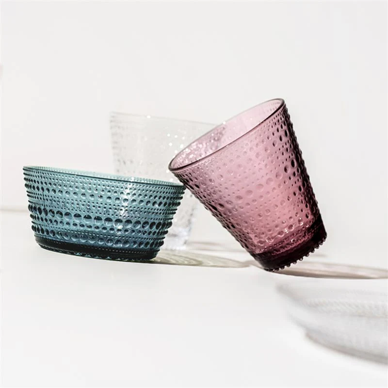 Kastehelmi Bowl - Sea Blue, 23cl - des. Oiva Toikka, made by Iittala - Image 2