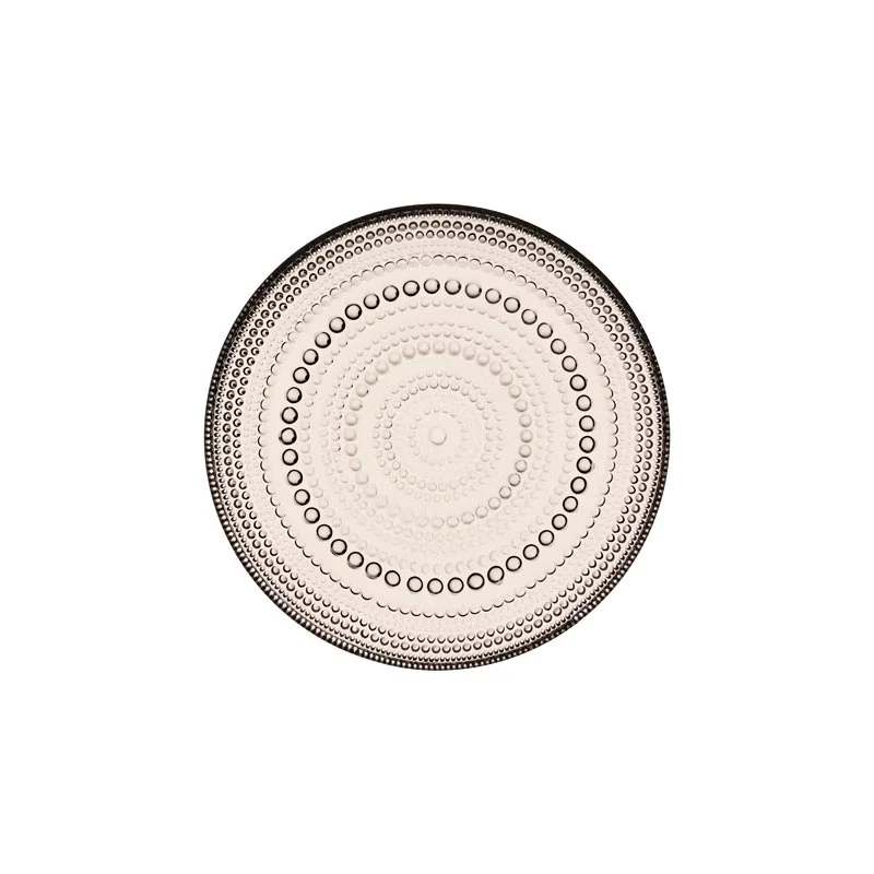 Kastehelmi plate - 170mm, linen - des. Oiva Toika, 1964, made by Iittala - Image 3