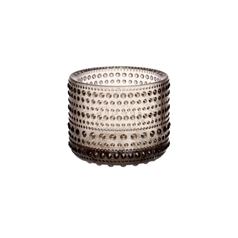 Kastehelmi tea light holder - linen - des. Oiva Toikka, 1964, made by Iittala - Image 4