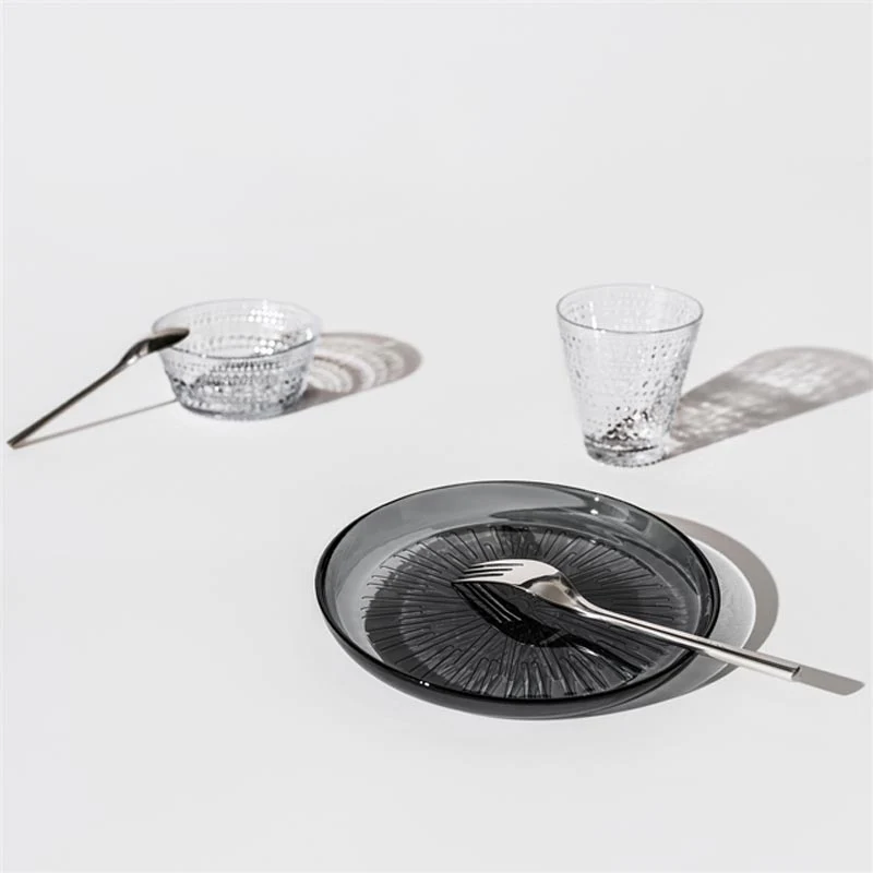 Set of 2 Kastehelmi Tumblers - 30cl, clear - des. Oiva Toikka, 1964, made by Iittala - Image 3