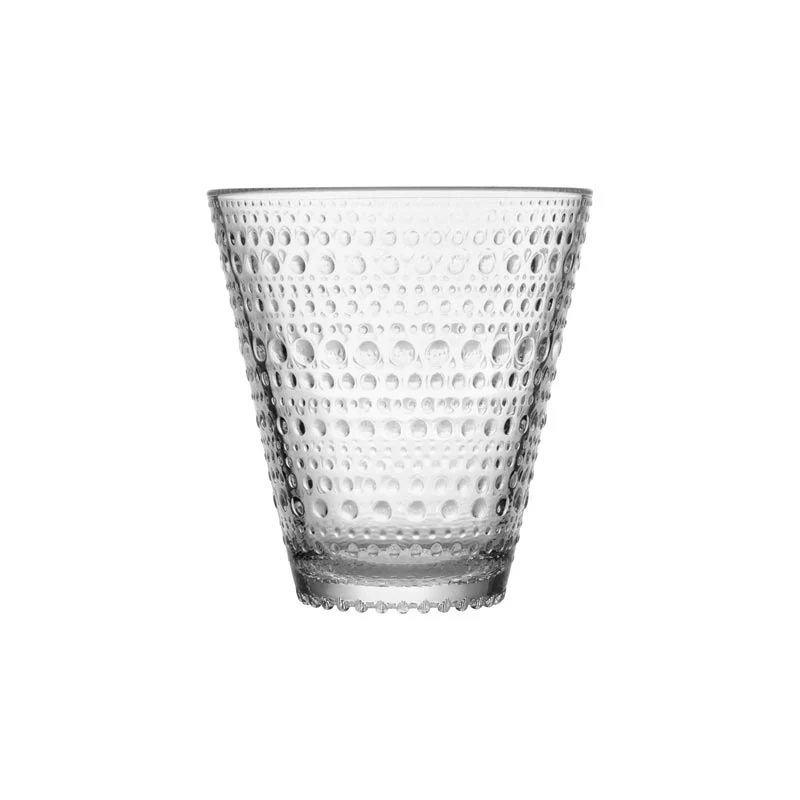Set of 2 Kastehelmi Tumblers - 30cl, clear - des. Oiva Toikka, 1964, made by Iittala - Image 4