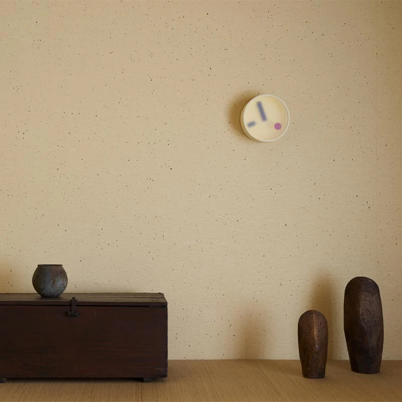 Lemnos Kehai Wall Clock - Yellow - des. Makoto Koizumi - Image 2