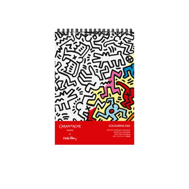 Keith Haring Special Edition A5 colouring pad by Caran D'Ache - Image 4
