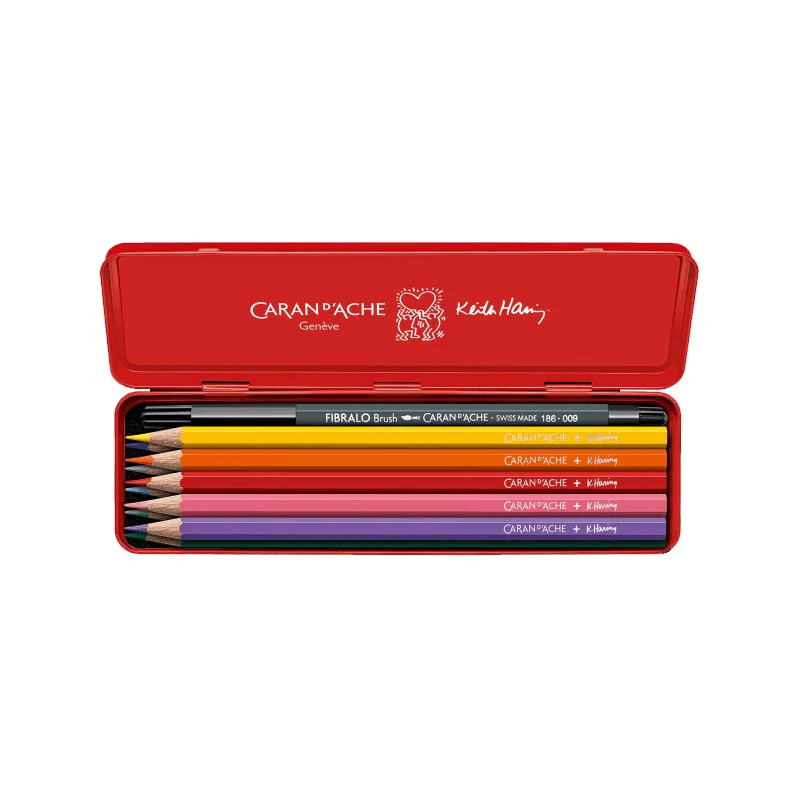 Keith Haring colour pencil set by Caran d’Ache - special edition - Image 2