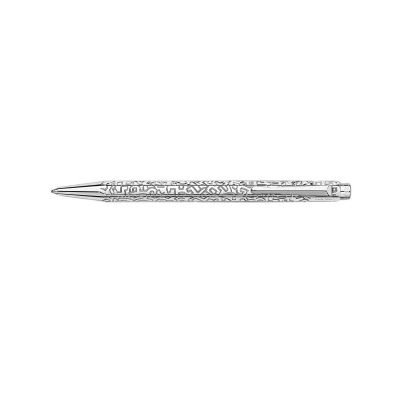 Keith Haring Ecridor Ballpoint Pen by Caran D'Ache with Tin and Leather Case - special edition - Image 6