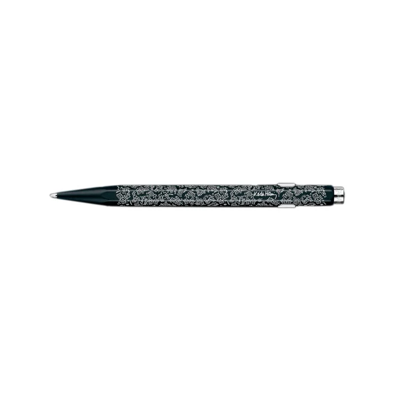 Keith Haring metal ballpoint pen (black) by Caran d’Ache - special edition - Image 8