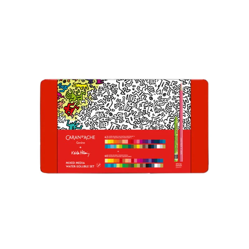 Keith Haring Special Edition Mixed Media Set by Caran D'Ache - Image 7