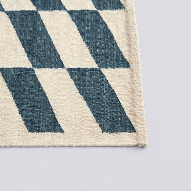 Shift Kelim rug by Hay - Blue - 140 x 200 - Image 2