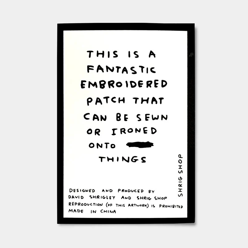 Kiss My Paw - fabric patch by David Shrigley - Image 3