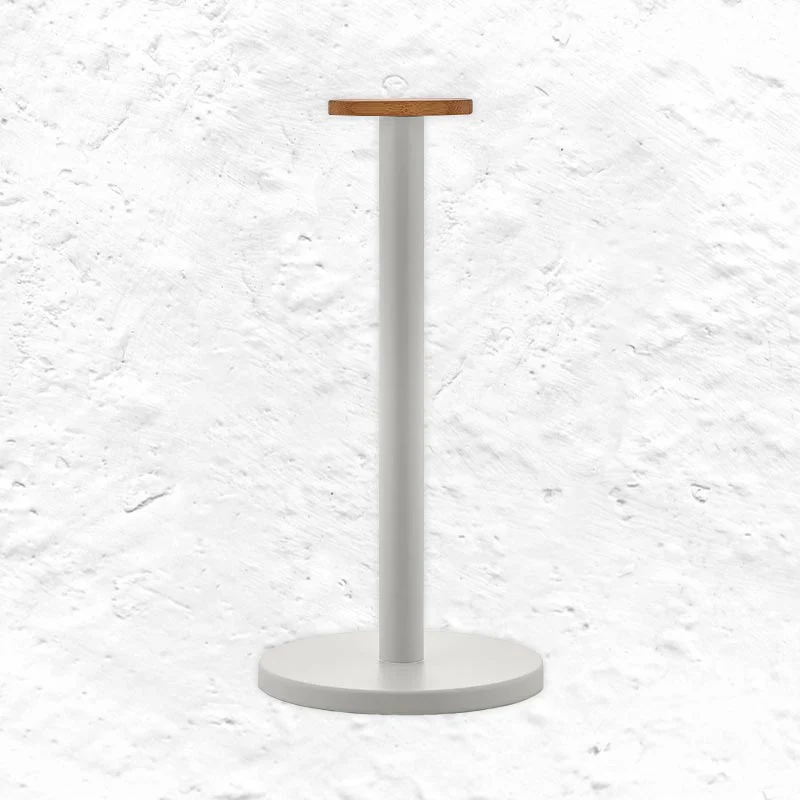 Mattina Kitchen Roll Holder - Warm Grey - des. BIG-GAME for Alessi