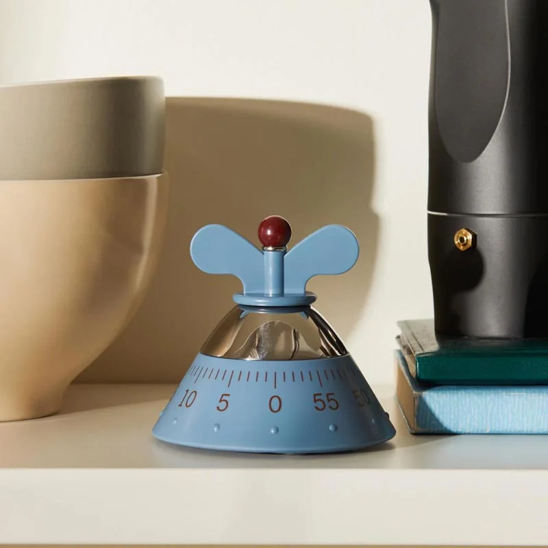Kitchen Timer - Light Blue - des. Michael Graves for Alessi - Image 2