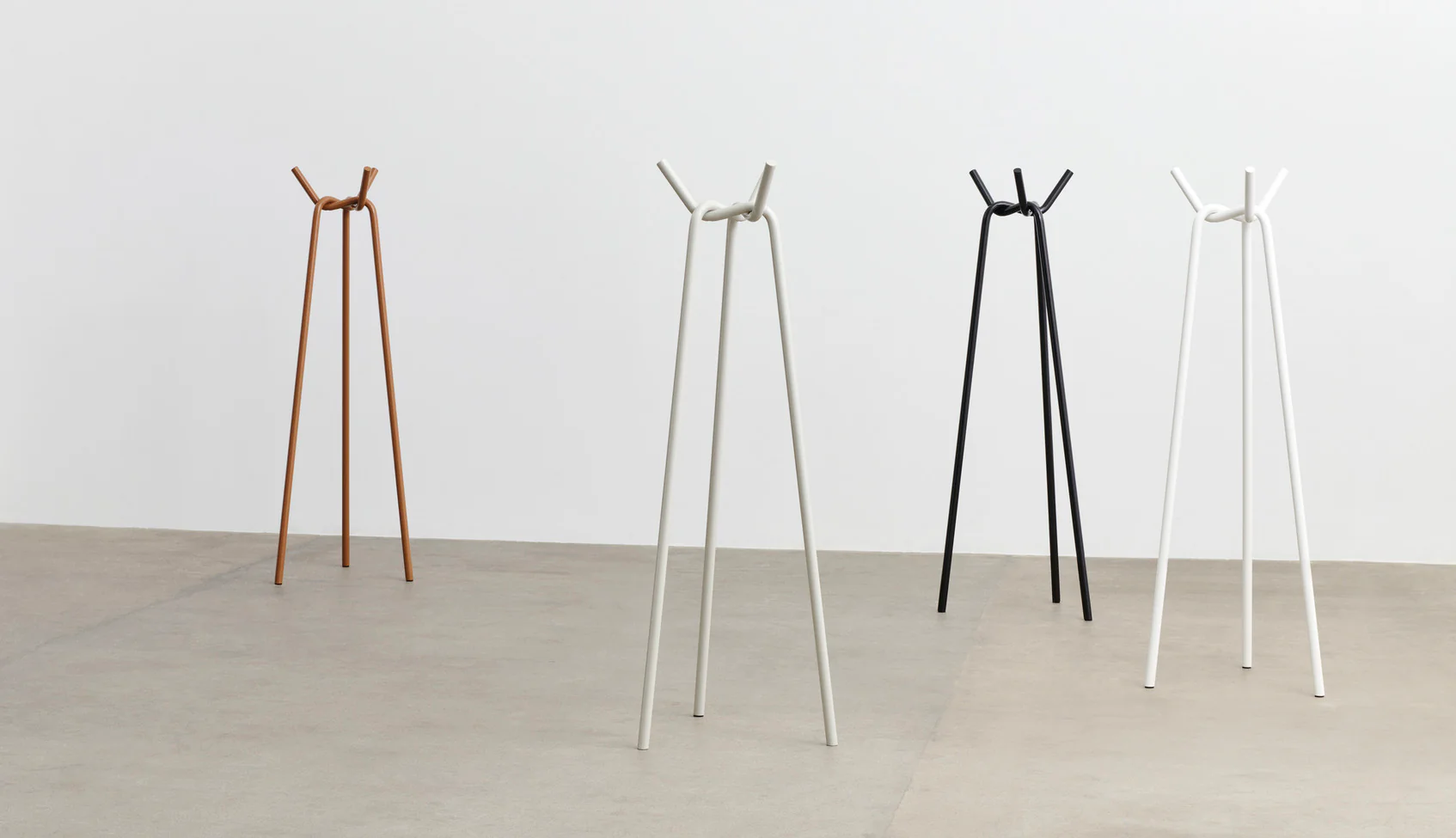 Knit coat stand, grey - des.  Jin Kuramoto for Hay - Image 4
