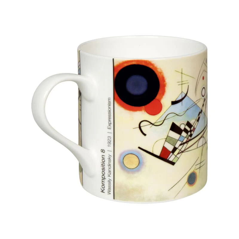 Wassily Kandinsky Composition VIII Bone China Mug by Könitz - Image 2