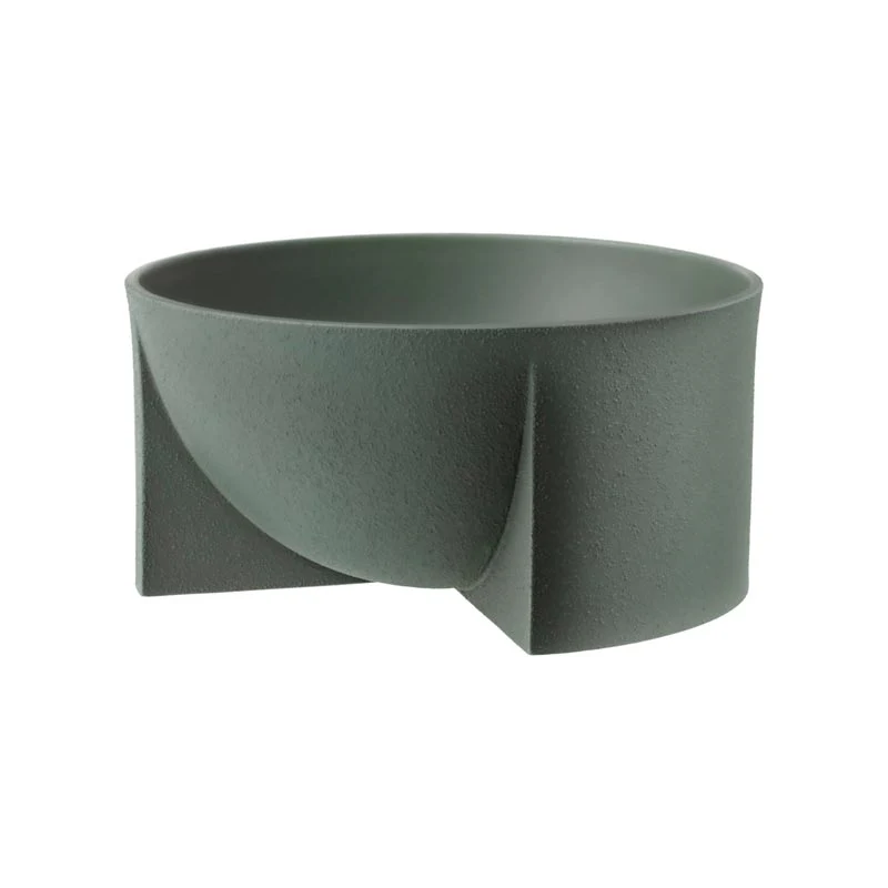 Kuru ceramic bowl - 240x120mm - moss green - des. Philip Malouin for Iittala - Image 4