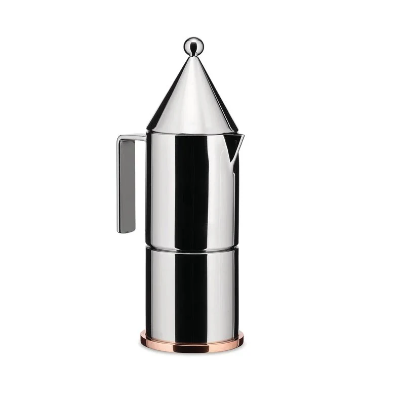 La Conica Espresso Coffee Maker - 6 cup - des. Aldo Rossi for Alessi - Image 3