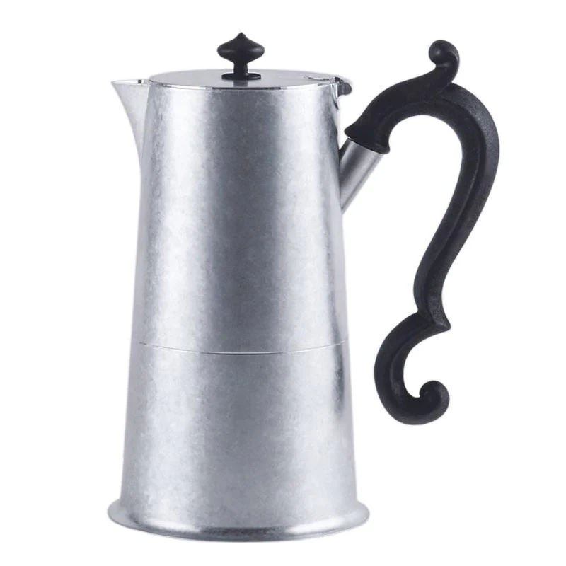 Lady Anne 4 Cup Aluminium Coffee Pot des. Lara Caffi for knIndustrie - Image 4