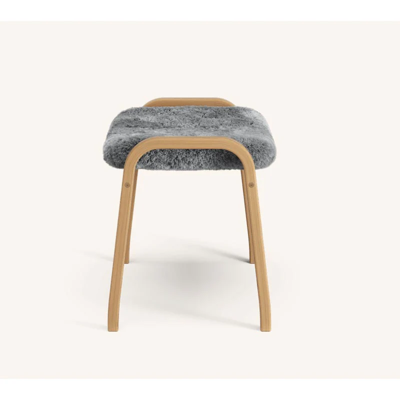 Lamino Chair & Ottoman - Oak / Scandinavian Grey - des. Yngve Ekström (1956), made by Swedese - Image 7