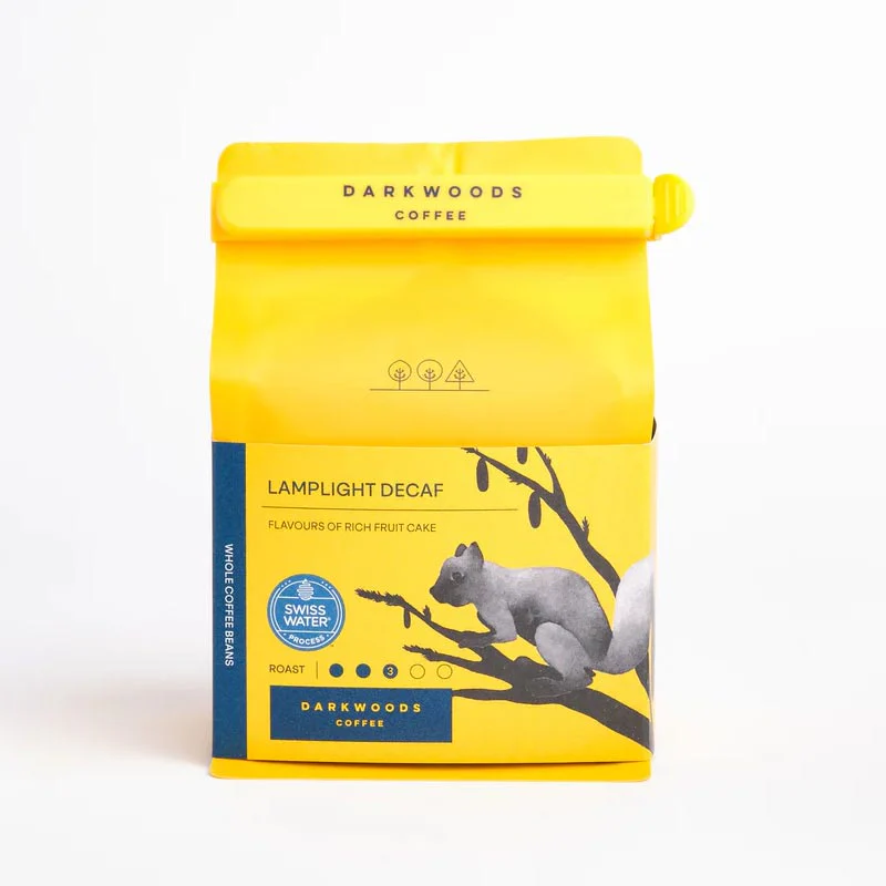 Lamplight decaf coffee by Dark Woods - coffee beans, 250g - Image 3
