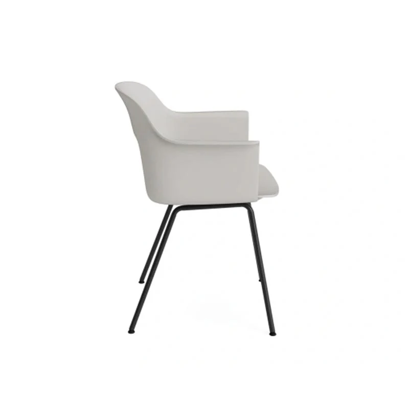 Layout 211 - dining armchair - sky grey shell - sky grey seat - black 4 leg base - des. Julien Renault (made by HAY) - Image 3