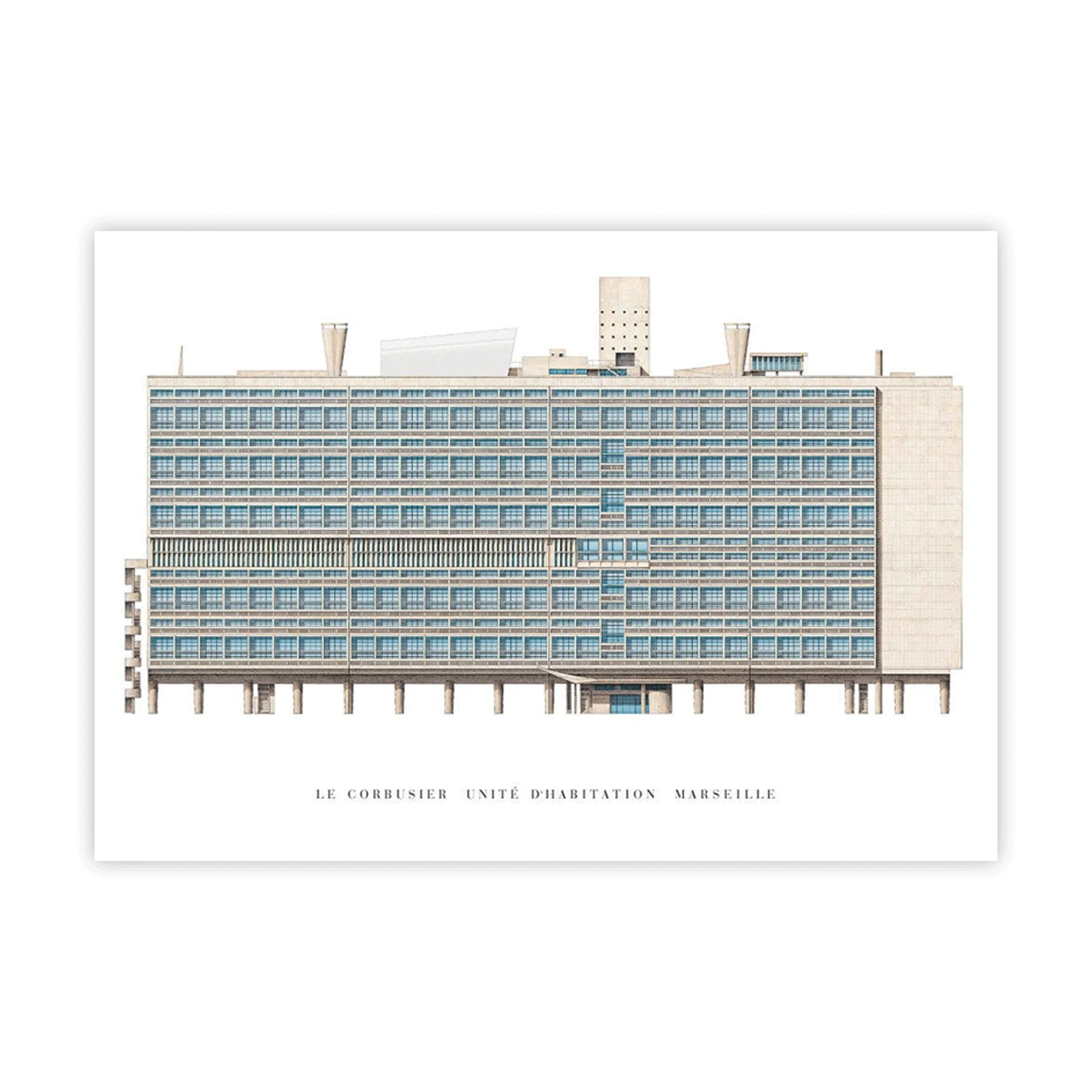 Le Corbusier: L'Unité d’Habitation, Marseille poster - Image 2