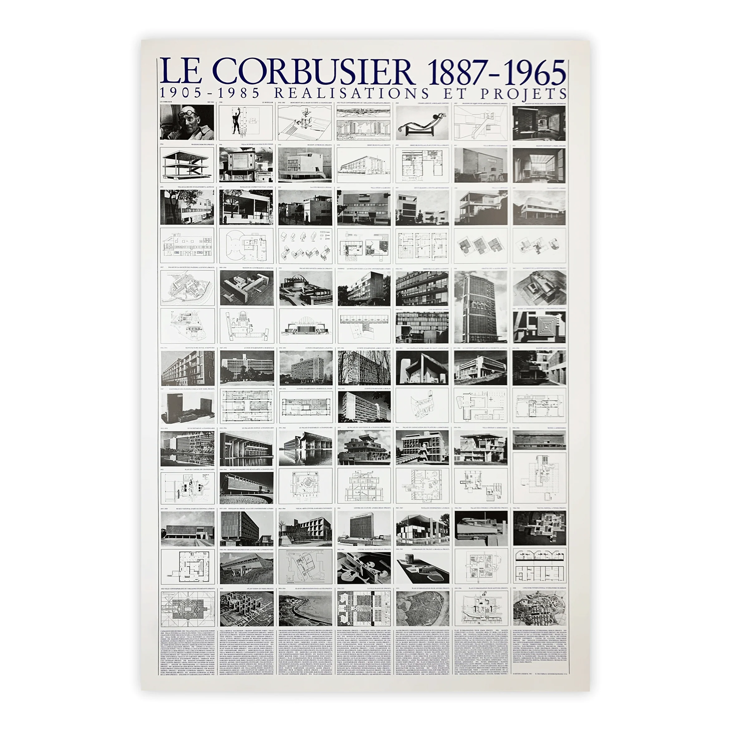 Le Corbusier, Realisations et Projects poster - Image 2