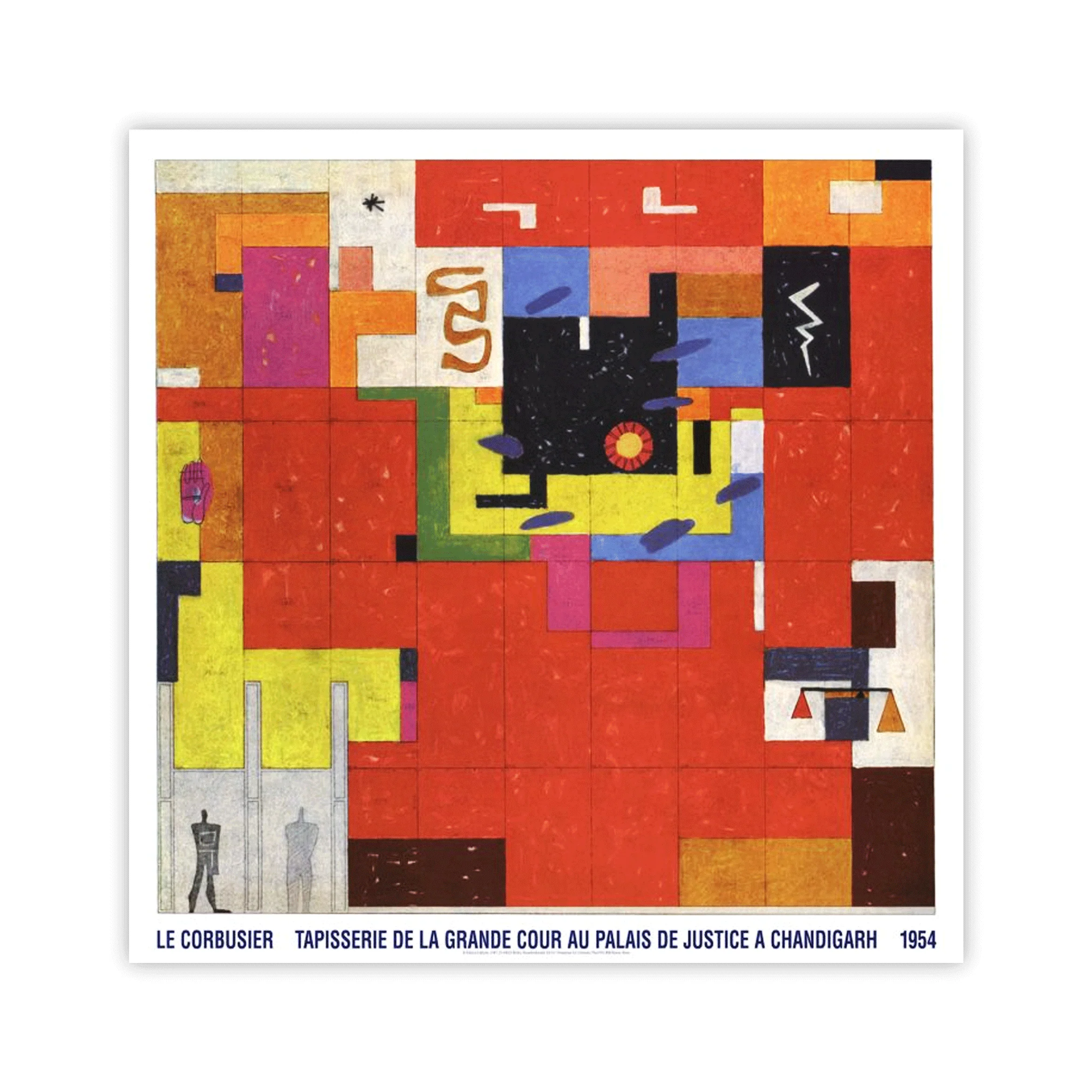 Le Corbusier: Tapestry for the High Court at Chandigarh / Wandteppich fur Chandigarh poster - Image 2