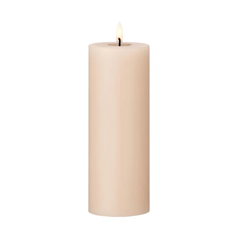 LED Pillar candle - Ice Latte, 20cm - by ester & erik - Image 3
