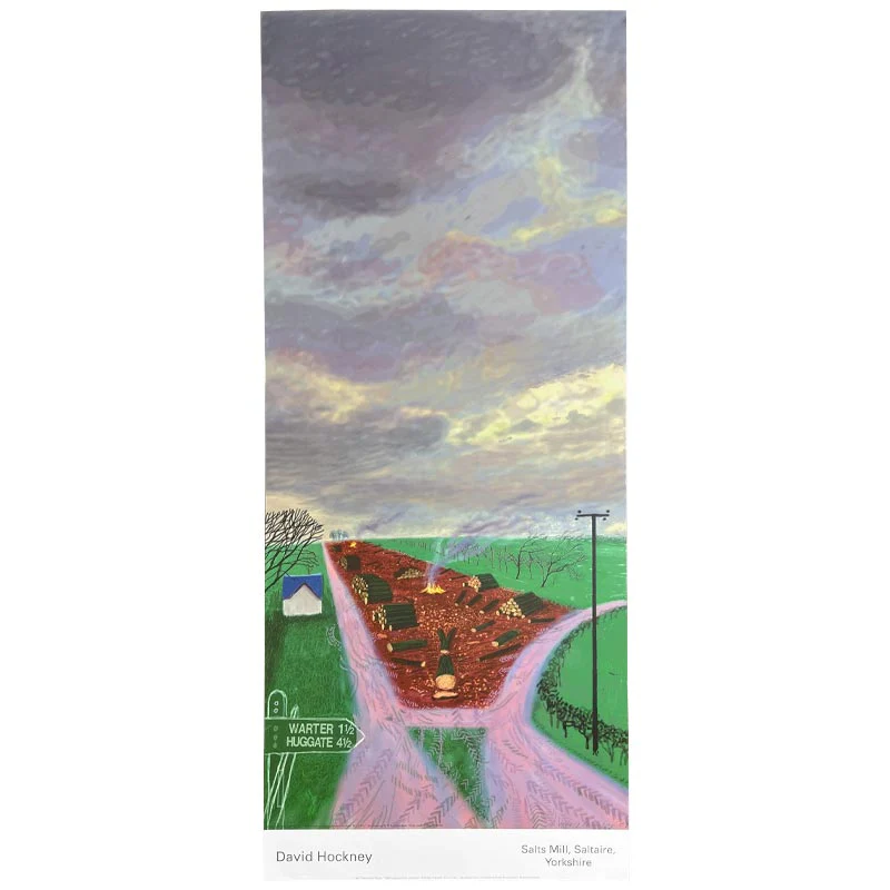 Less Trees Near Warter Poster by David Hockney - Image 3