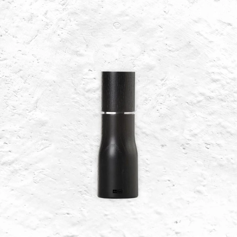 Levo Pepper / Salt Mill - Black Ash Wood - Small - by AdHoc